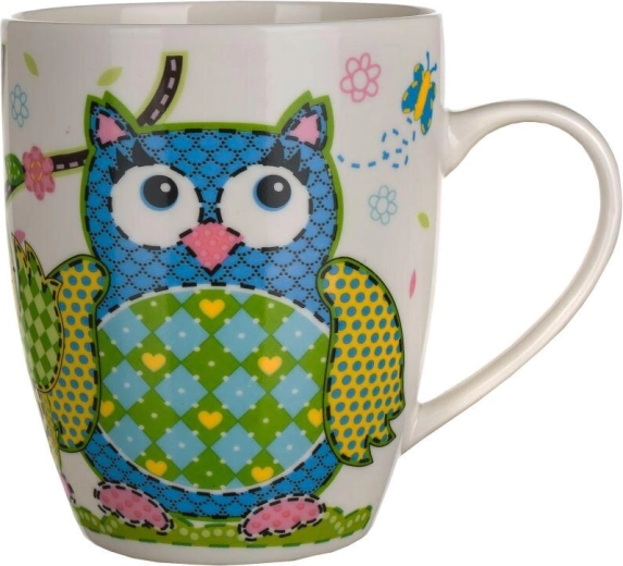 Mug en céramique Hiboux 360 ml