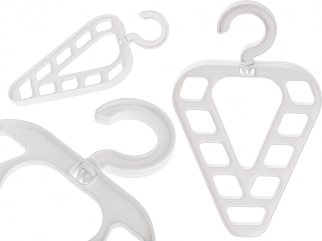 Multifunktionaler Organizer für den Kleiderschrank mit 9 Öffnungen, weiß