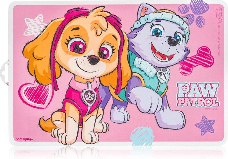 Set de table en plastique pour enfants PAW PATROL Girl 43 × 28 cm