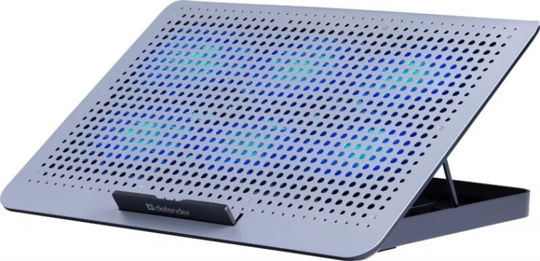 Laptop cooling pad with 6 fans and RGB backlight