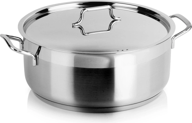 Marmite en acier inoxydable avec couvercle Anett 28 cm, 7 l