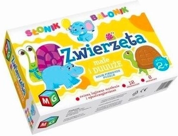 Lernpuzzle Kleine und große Tiere