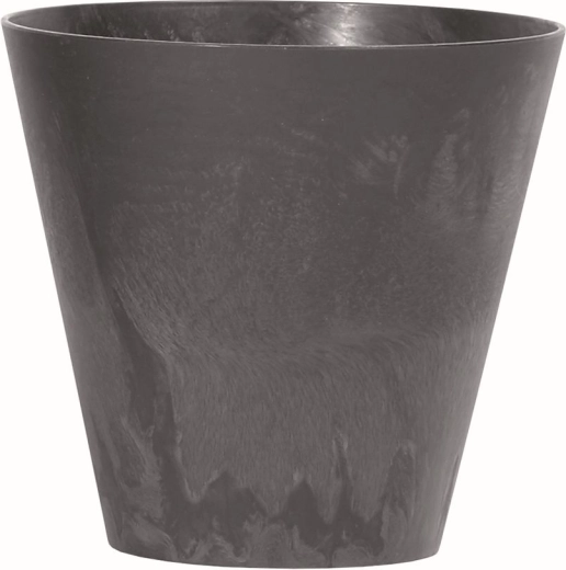 Pot de fleurs effet béton, anthracite, diamètre 20 cm