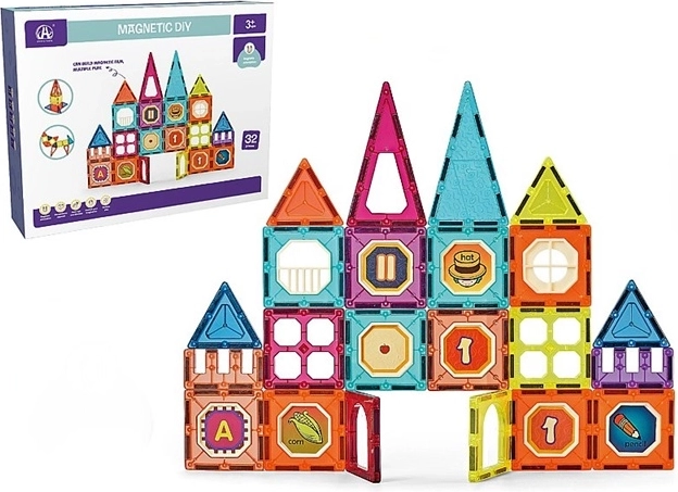 Magnetic Building Set for Kids – 32 Pieces