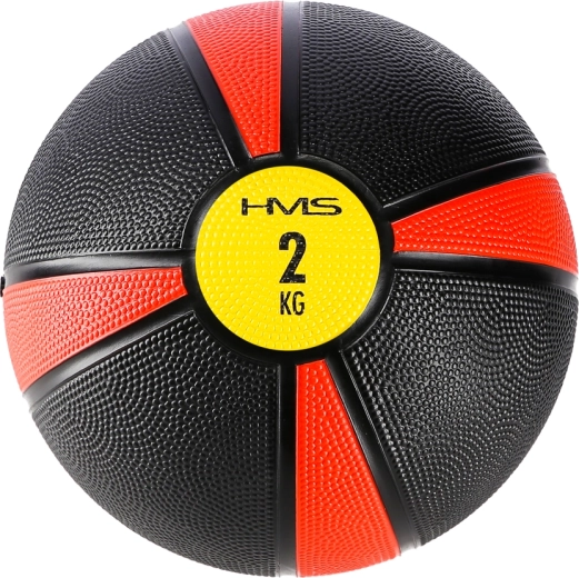 HMS Medicine Ball 2 kg with Non-Slip Surface