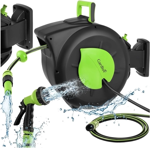 Automatischer wandmontierter Gartenschlauchaufroller 30 m GARDLOV