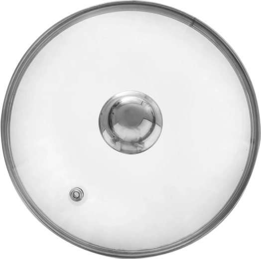 Glass lid 24 cm with stainless-steel rim