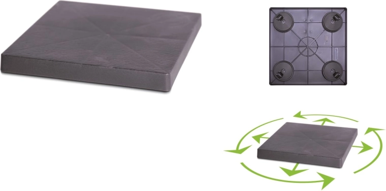 Mobile plant pot stand anthracite 29.2 cm