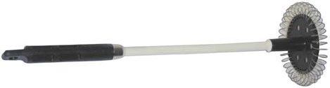 Fouet spiralé manuel en inox avec poignée en plastique 8,5 cm