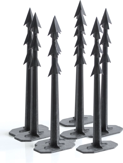 Piquets de fixation de jardin HARPOON PEG 200, 20,9 cm, lot de 50 pièces