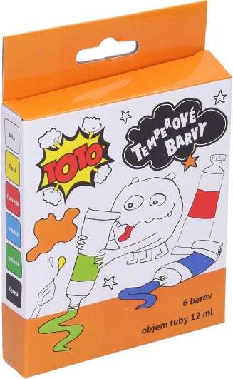 Metallic tempera paints set 6×12 ml