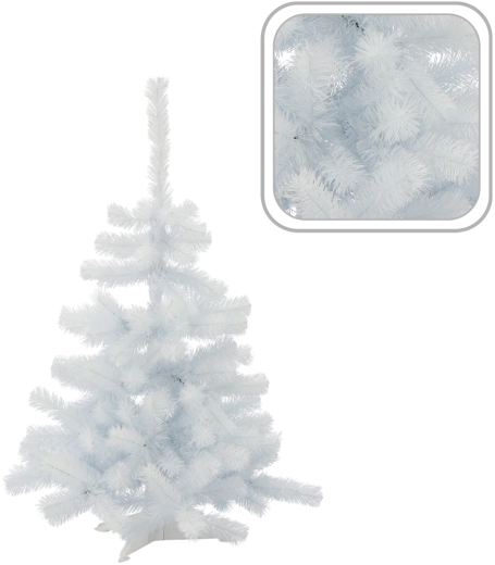 Artificial white Christmas fir tree 100 cm - 1 piece