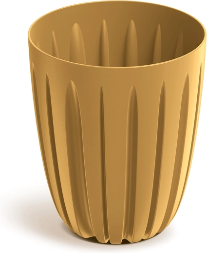 Wario Flowerpot 13.7 cm mustard plastic