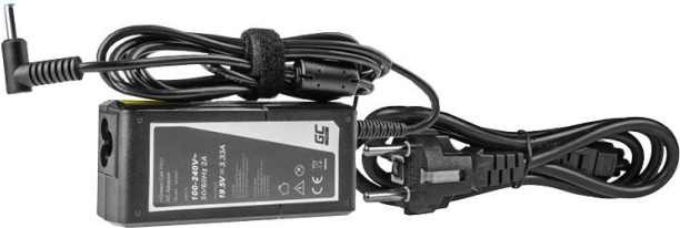 Green Cell Pro 65 W 19.5 V 3.33 A Power Adapter for HP Laptops (4.5 × 3.0 mm with pin)