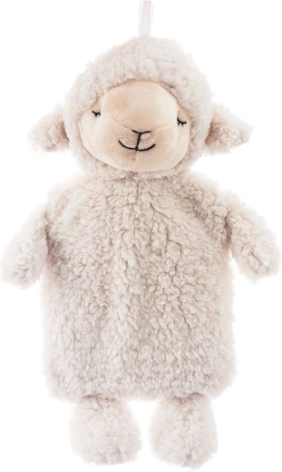Bouillotte avec housse en peluche mouton 750 ml