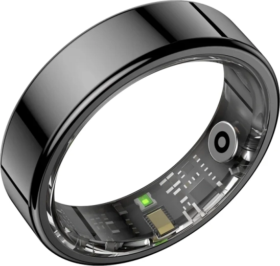 Smart-Ring Colmi Ring 2, Größe 9, schwarz – 1 Stück