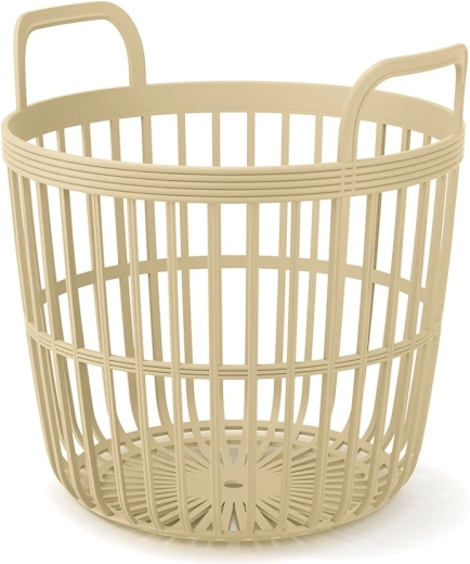 Korb Zoe Basket mit Griffen 41,9 cm – Stroh