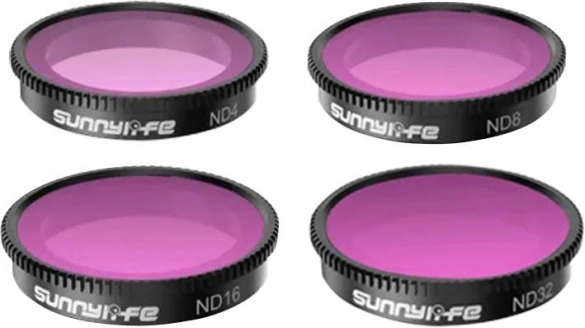 Set ND-filters ND4/ND8/ND16/ND32 voor INSTA360 GO 3/GO 2 – Sunnylife