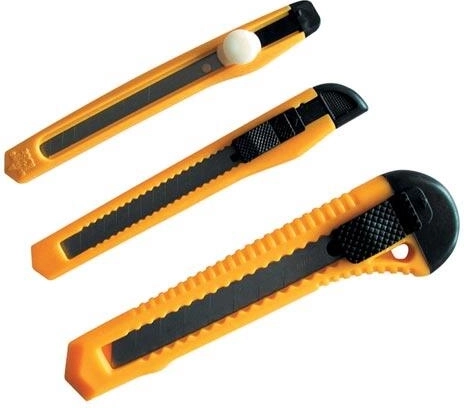 Set of snap-off knives 3 pcs (9 mm and 18 mm)