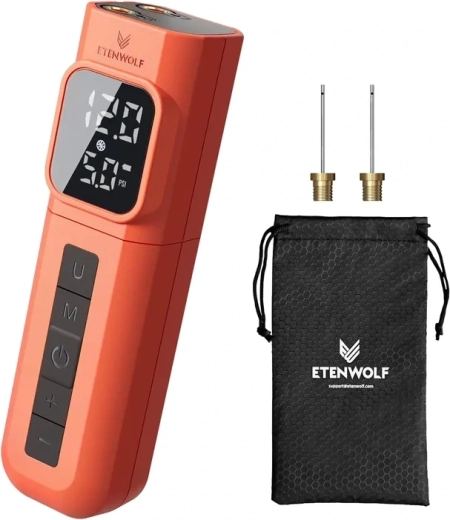 Elektrische ballenpomp Etenwolf P200, oranje