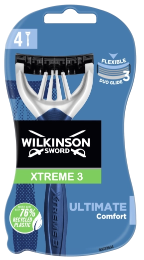 Wilkinson Xtreme3 Ultimate Plus Einwegrasierer (4 Stk.)