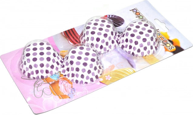 Caissettes pâtissières colorées pour muffins Ø 4 cm, hauteur 2 cm – 100 pcs