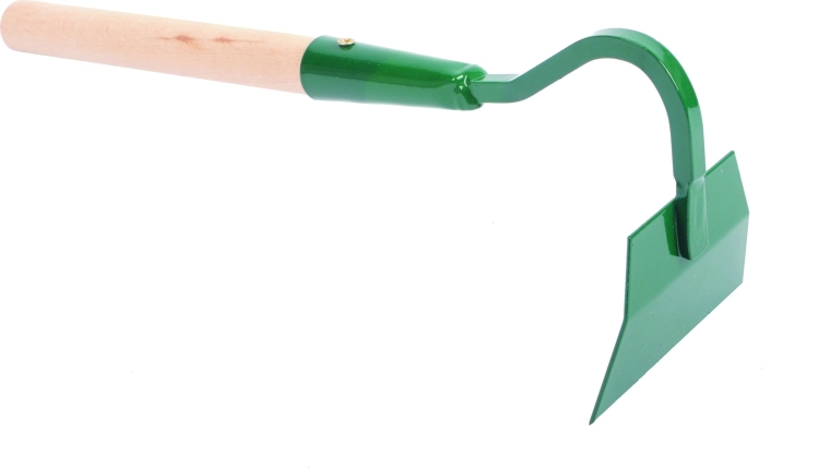 Schoffel met lange houten steel 27 cm