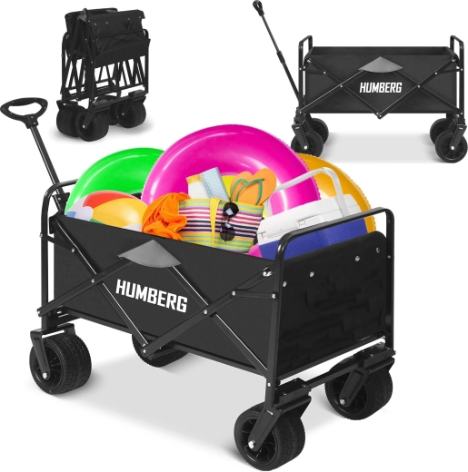 Folding transport cart 100 L HUMBERG