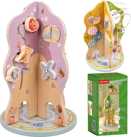 Educatieve houten boom Kruzzel 10-in-1