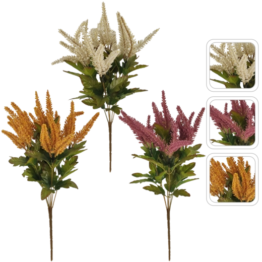 Künstliches Heidebündel 44 cm – Farbmix