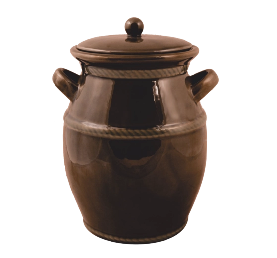 Keramische fermentatiepot 4 l bruin