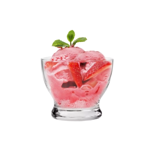 Glazen dessertkommetjes Krosno Pure, 260 ml, set van 6 stuks