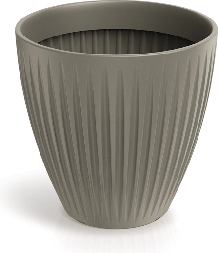 Bloempot Latia Round Midl 48 cm mocca