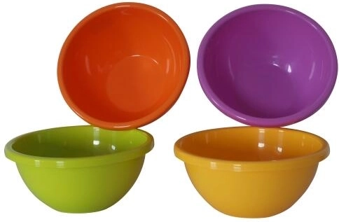 Plastic Bowl NOVA 1.7 l, diameter 18.5 cm, mix of colors