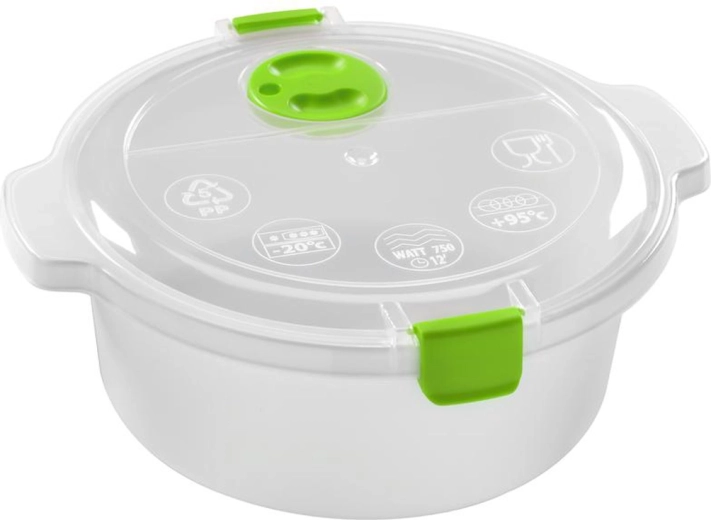 Boîte plastique micro-ondes avec couvercle 1,4 l HEIDRUN