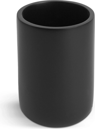 Resin Bathroom Tumbler, Matte Black