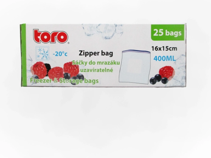 Gefrierbeutel TORO 400 ml, 25 Stk.