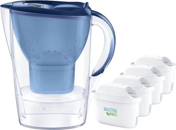 Carafe filtrante BRITA Marella XL, bleue