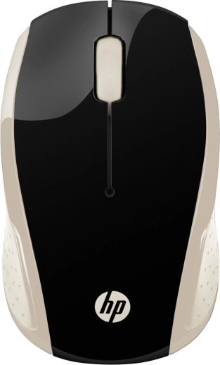 HP Classic 200 Wireless Mouse Silk Gold black–gold
