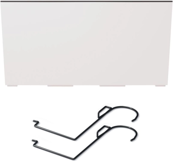 Window Box with Insert and Hooks 58 cm White URBI CASE W
