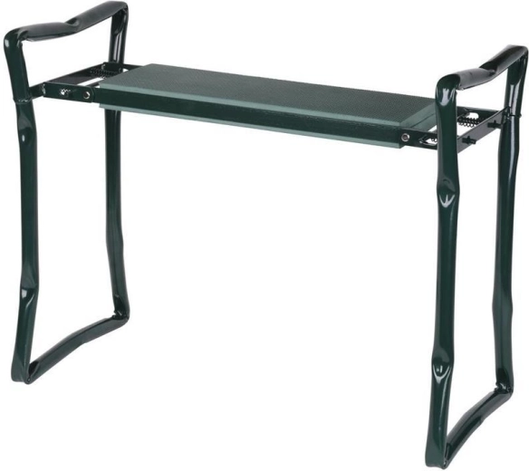 Tabouret et genouillère de jardin 2 en 1, pliable