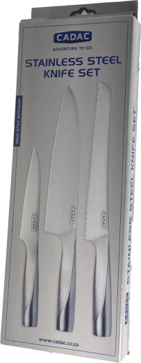 Set roestvrijstalen messen CADAC, 3 stuks