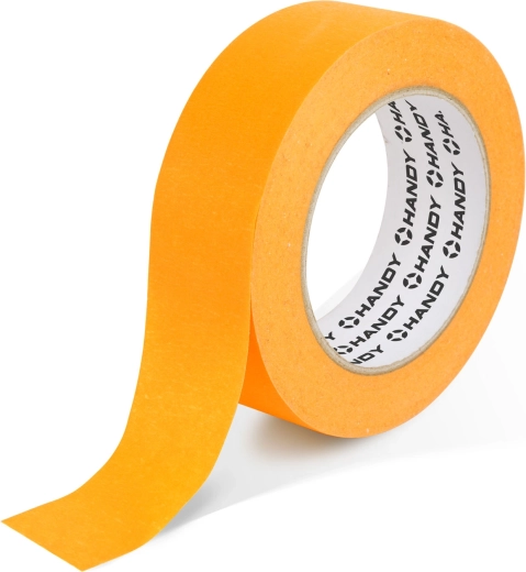 Ruban de masquage à base d’eau pour usage extérieur 50 m × 24 mm orange