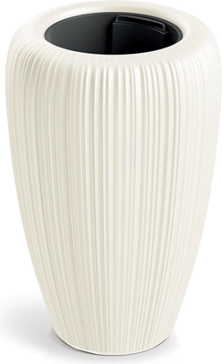 Bloempot Orobo diameter 29 cm witte chocolade
