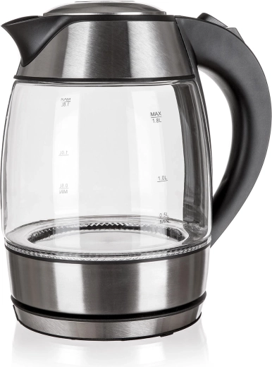 Waterkoker Glacy 1,8 l van glas met LED-verlichting