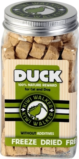 Kiwi Walker freeze-dried duck treats for dogs 80 g