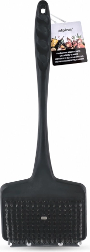 Grillreinigingsborstel 44 × 13 cm zwart