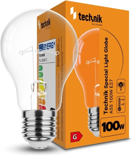 Speciale lamp A55 100 W E27 warm wit