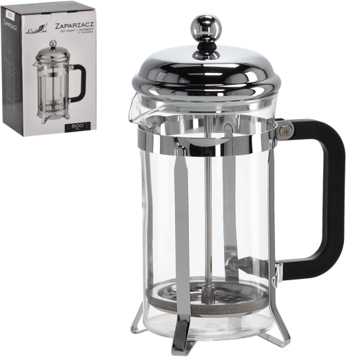 Cafetière à piston 600 ml en verre borosilicate