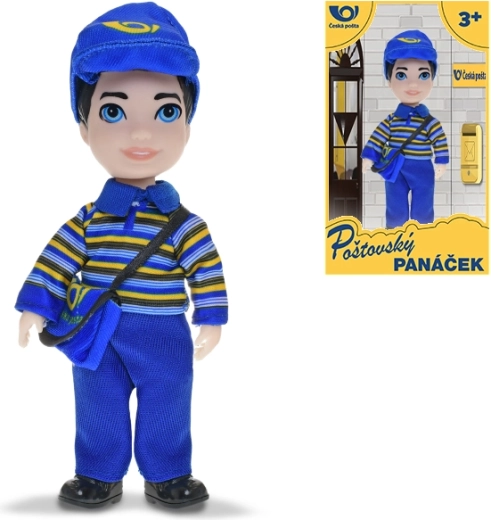 Facteur – figurine de livreur de la Poste tchèque 17 cm